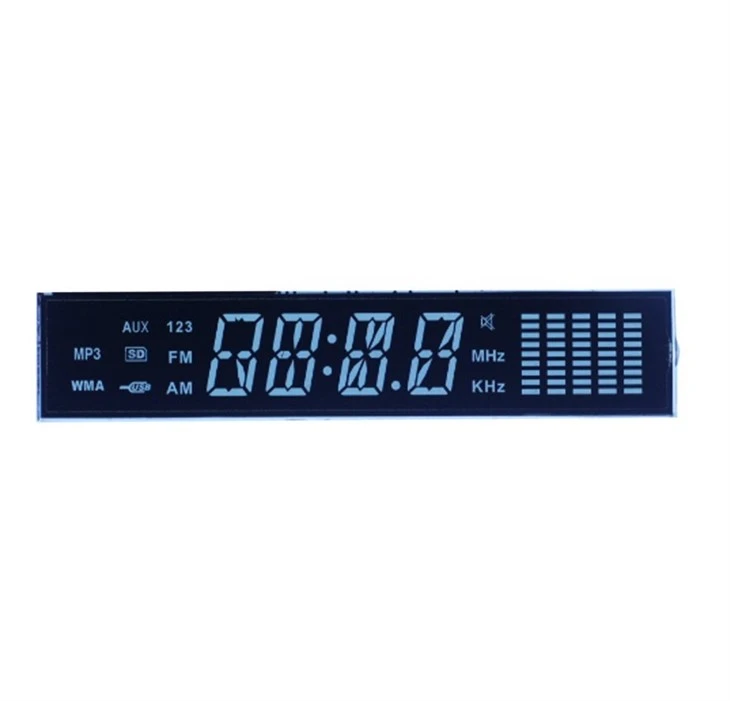 VA -Segment LCD -Modul für FM -Radio und Auto -MP3 -Player