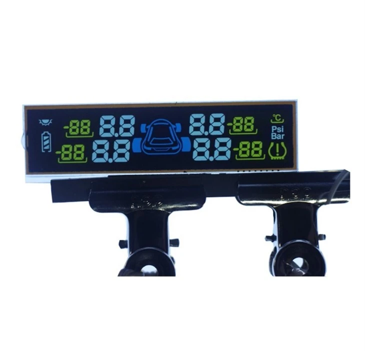 digital DFSTN lcd module for automobile tire pressure