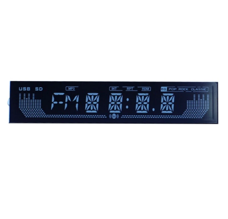 segment VA lcd module for FM radio car Mp3 audio player segment VA lcd module for FM radio car Mp3 audio player